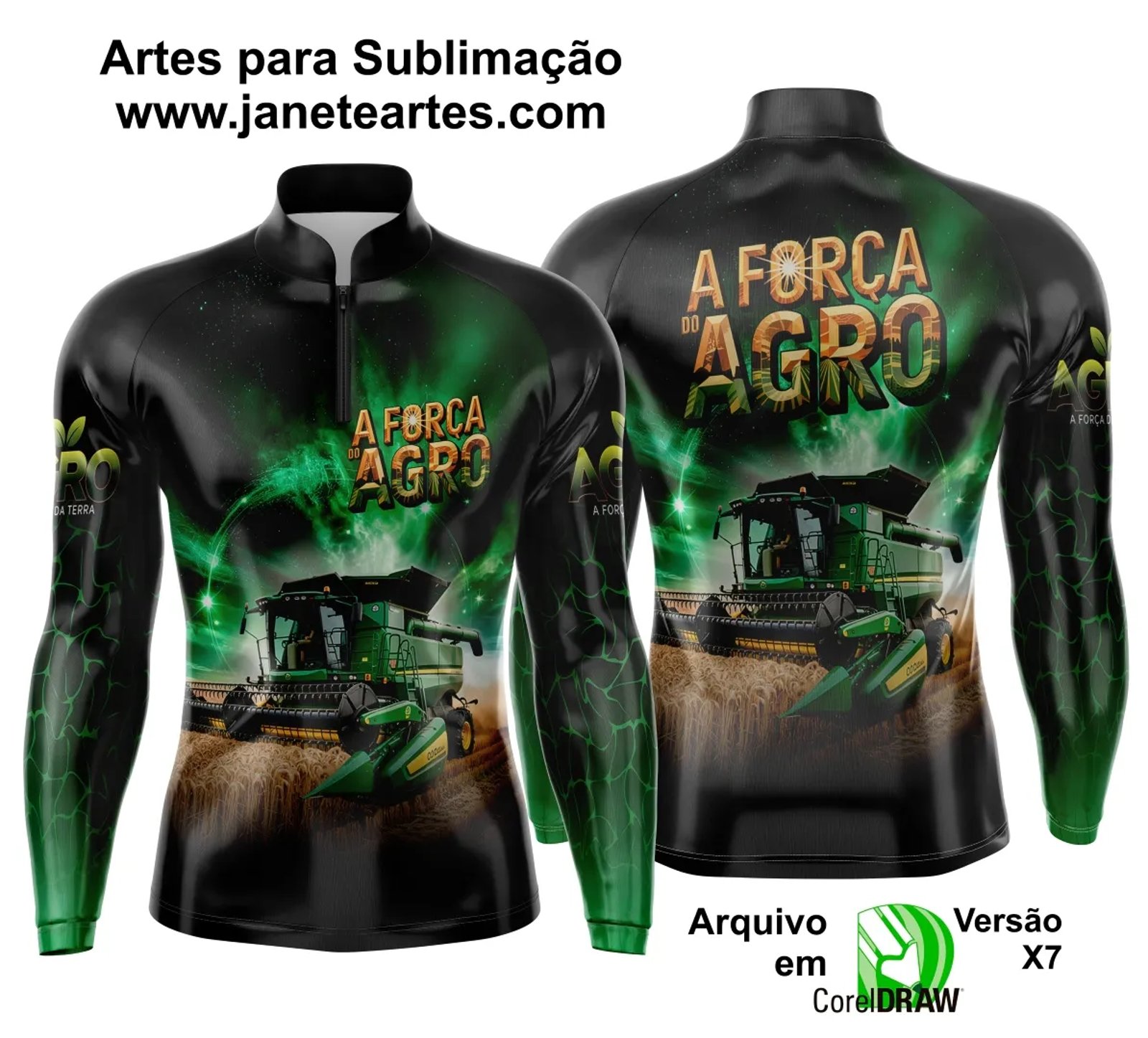 Arte Estampa Camisa Agro 2025 - Template Camisa Agro - 0005