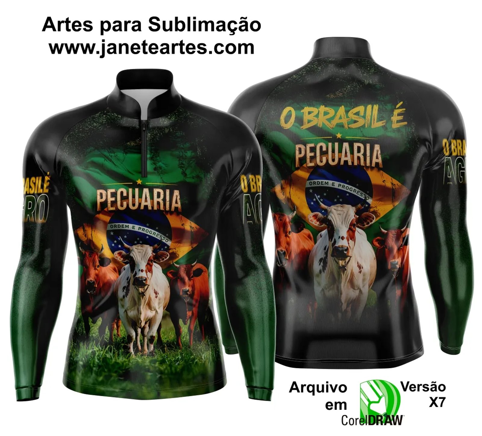 Arte Estampa Camisa Agro 2025 - Template Camisa Agro - 0010