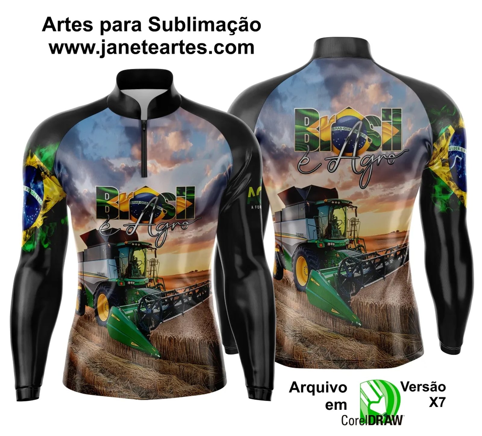 Arte Estampa Camisa Agro 2025 - Template Camisa Agro - 0019