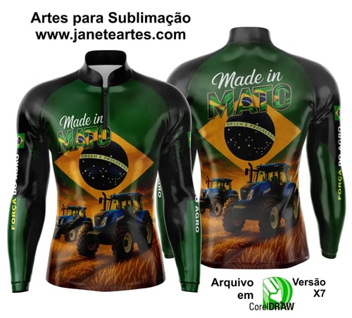 Arte Estampa Camisa Agro 2025 - Template Camisa Agro - 0029