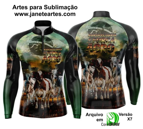 Arte Estampa Camisa Agro 2025 Gado - Template Camisa Agro - 0042