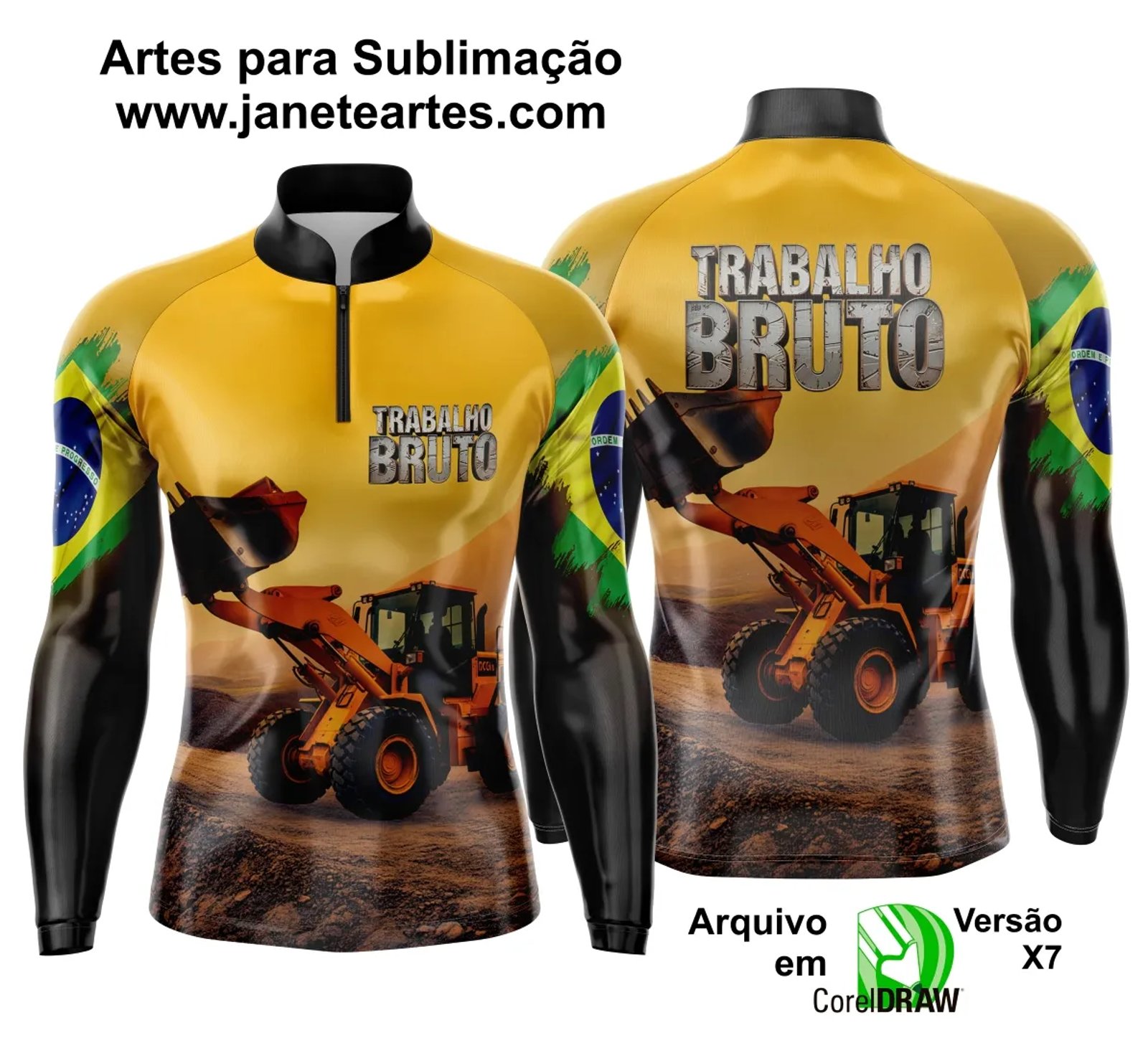 Arte Estampa Camisa Agro 2025 - Template Camisa Agro - 0048