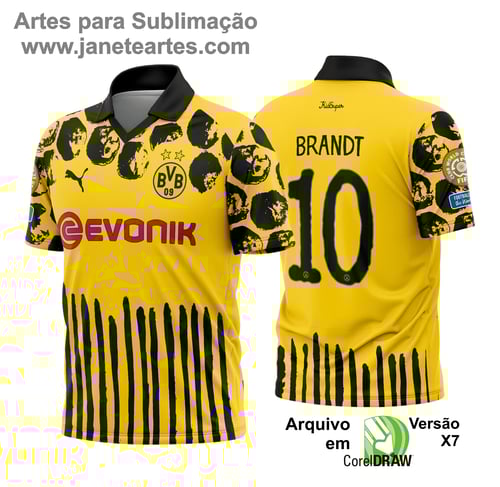 Arte Estampa Camisa Borussia Dortmund CWC Titular 2025 - 2026