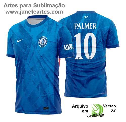 Arte Estampa Camisa Chelsea Titular 2025 - 2026