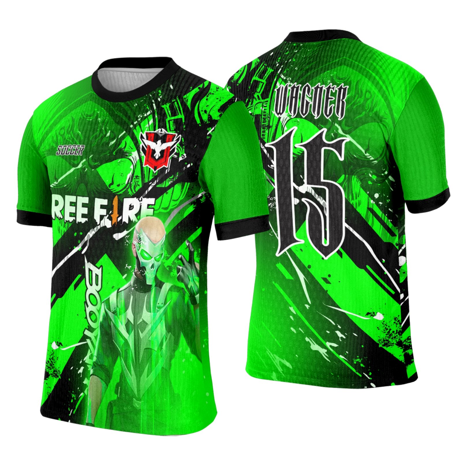 Arte Template Camisa Interclasse Free Fire - 0105