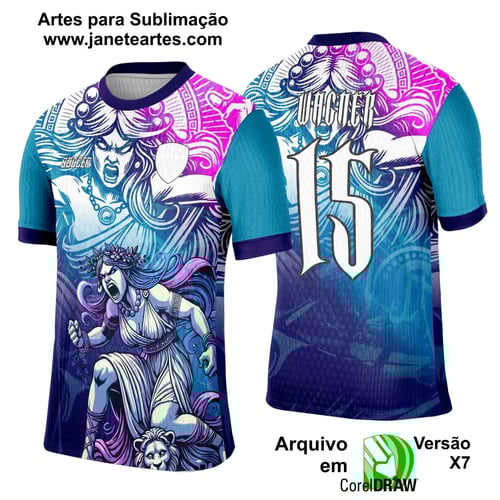Arte Template Camisa Interclasse Deusa Grega - 0115