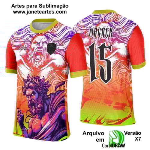 Arte Template Camisa Interclasse Deus Grego- 0117