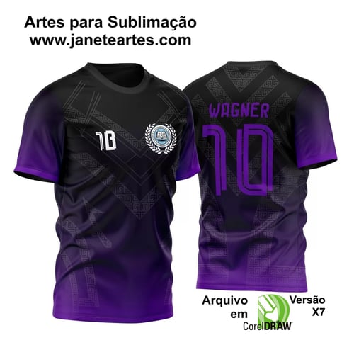 Arte Vetor Camisa Pantera Negra Roxa Escolar 2023