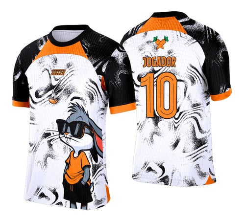 Arte Camisa Interclasse Pernalonga Laranja - 0157