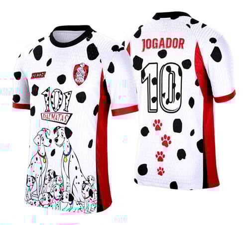Arte Vetor Camisa Interclasse 101 Dálmatas - 0174