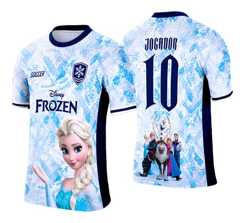 Arte Vetor Camisa Interclasse Frozen - 0175