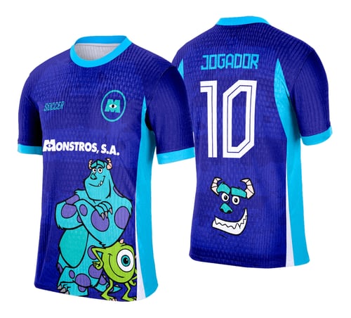 Arte Vetor Camisa Interclasse Monstros S.A. - 0177