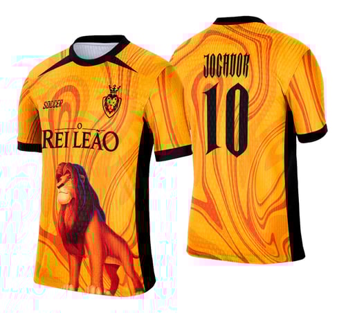 Arte Vetor Camisa Interclasse Rei Leão - 0184