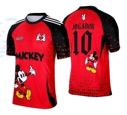 Arte Vetor Camisa Interclasse Mickey - 0191