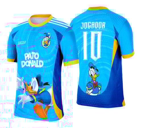 Arte Vetor Camisa Interclasse Pato Donald - 0196