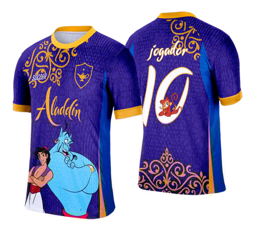 Arte Vetor Camisa Interclasse Aladdin - 0197