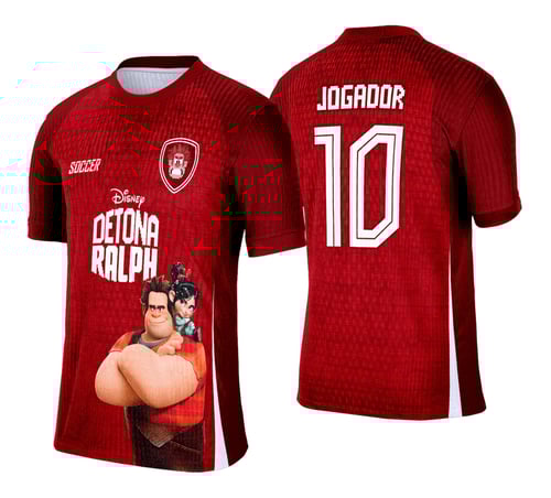 Arte Vetor Camisa Interclasse Detona Ralph - 0207