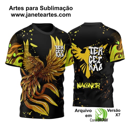 Arte Vetor Camisa Terceirão Fenix 2023 Fogo