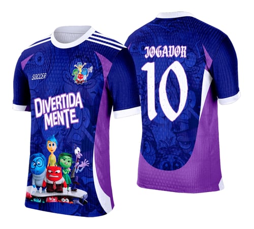Arte Vetor Camisa Interclasse Divertidamente - 0223