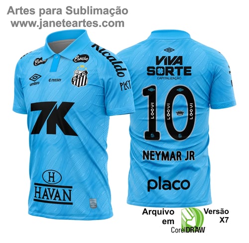 Arte Vetor Camisa Santos Terceira 2025 - 2026