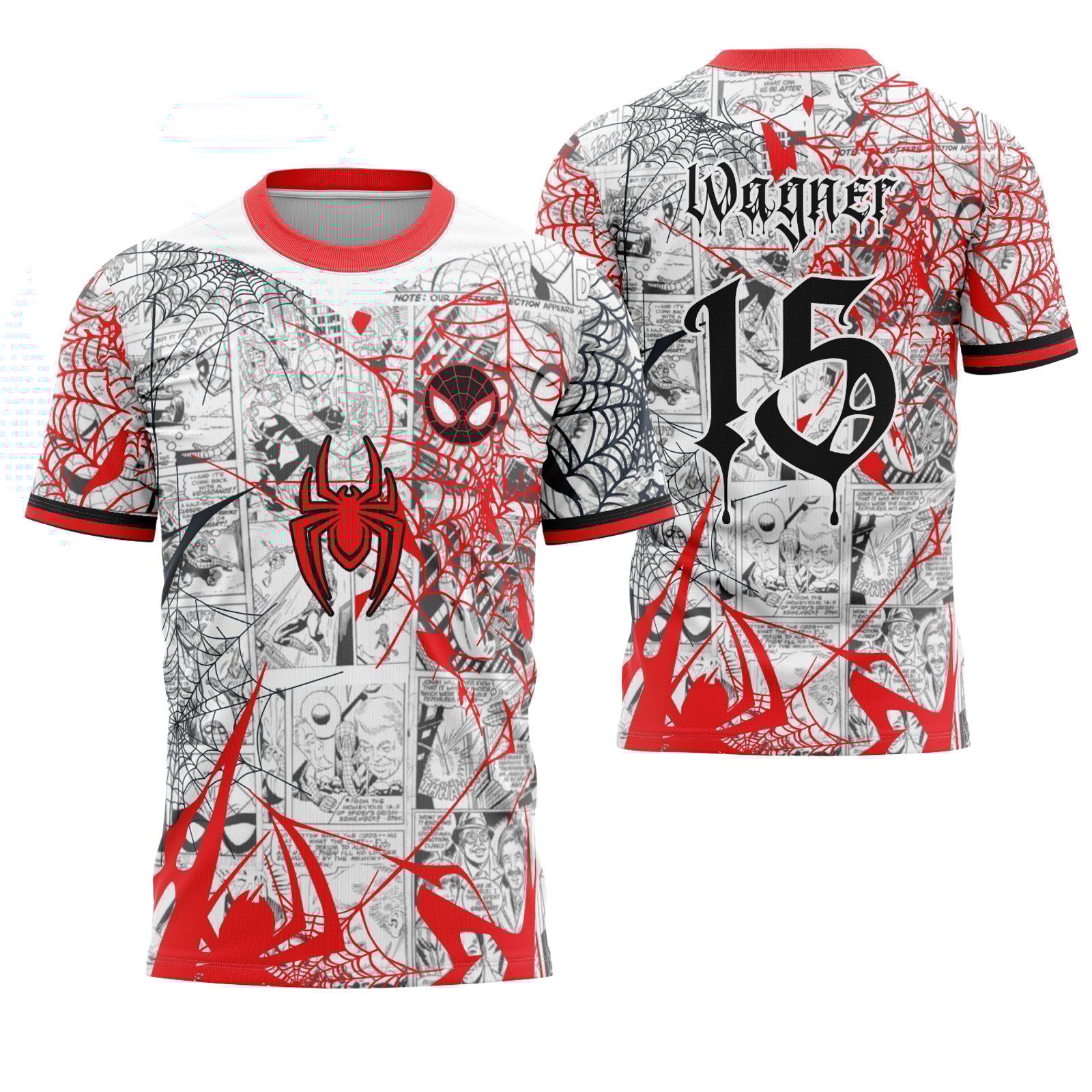 Arte Vetor Camisa Interclasse Homem - Aranha Spider-Man 2025 - 0234 - Janete Artes