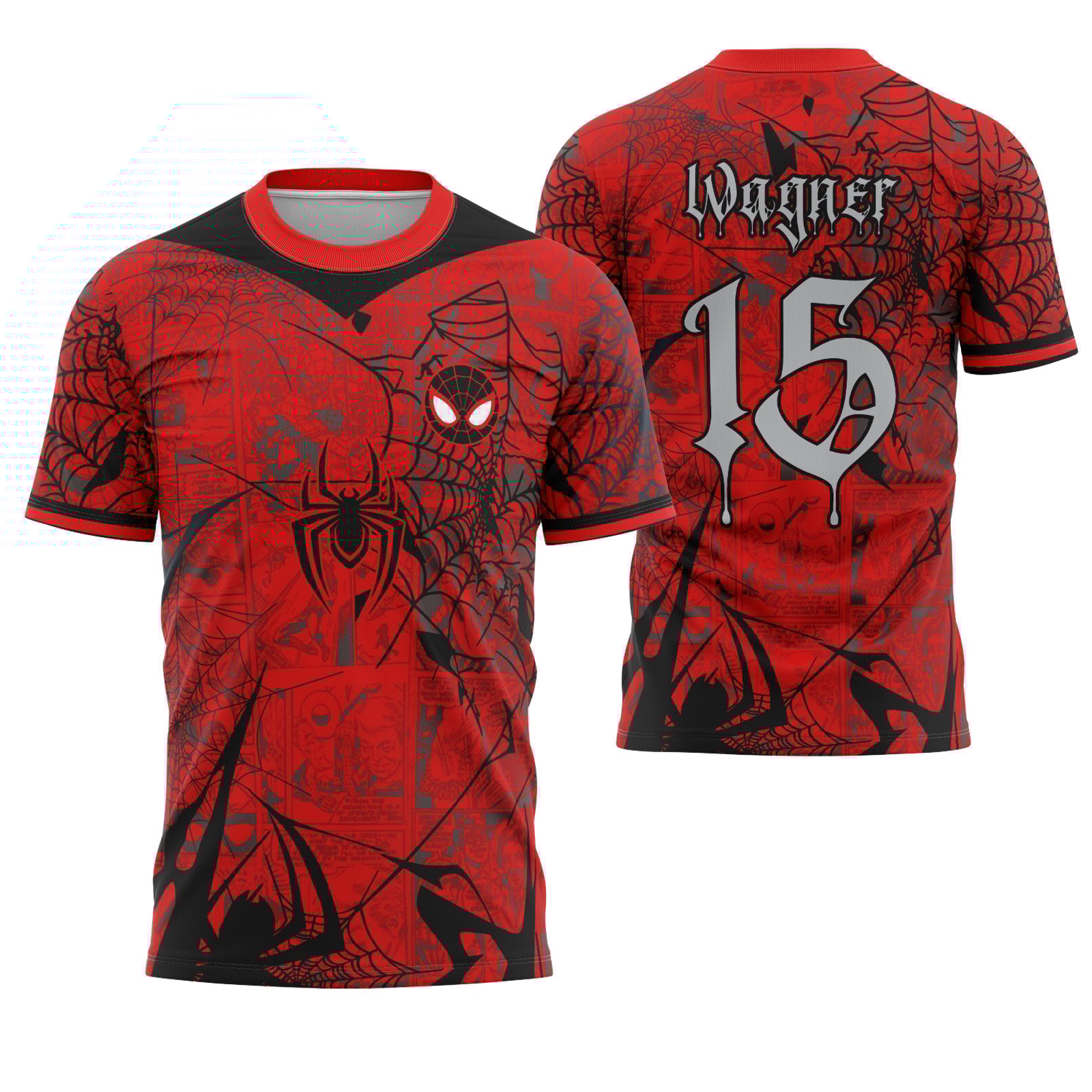 Arte Vetor Camisa Interclasse Homem - Aranha Spider-Man 2025 - 0235 - Janete Artes
