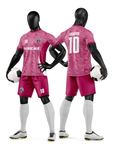 Arte Vetor Camisa e Short de Time de Futebol Amador