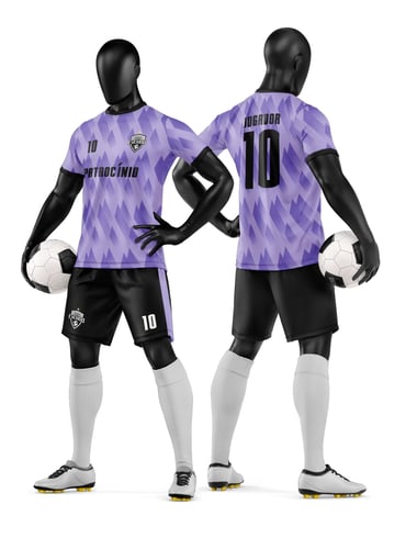 Arte Camisa e Short de Time de Futebol Amador