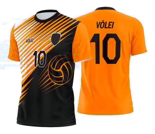 Arte Estampa Camisa de Vôlei Feminino Olímpiadas