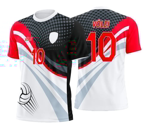 Arte Estampa Camisa de Vôlei Feminino Olímpiadas