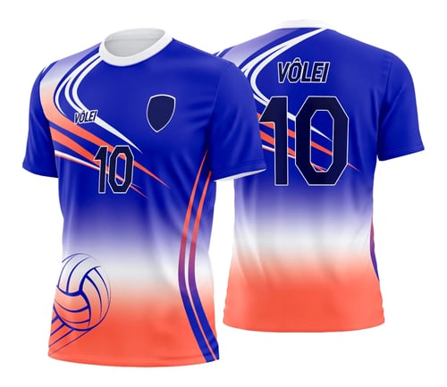 Arte Estampa Camisa de Vôlei Feminino Olímpiadas