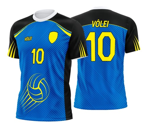 Arte Estampa Camisa de Vôlei Feminino Olímpiadas
