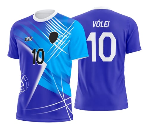 Arte Estampa Camisa de Vôlei Feminino Olímpiadas