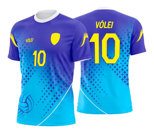 Arte Estampa Camisa de Vôlei Feminino Olímpiadas