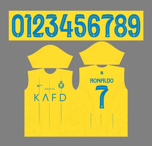 Arte Vetor Camisa Al-Nassr Titular 2023 - 2024
