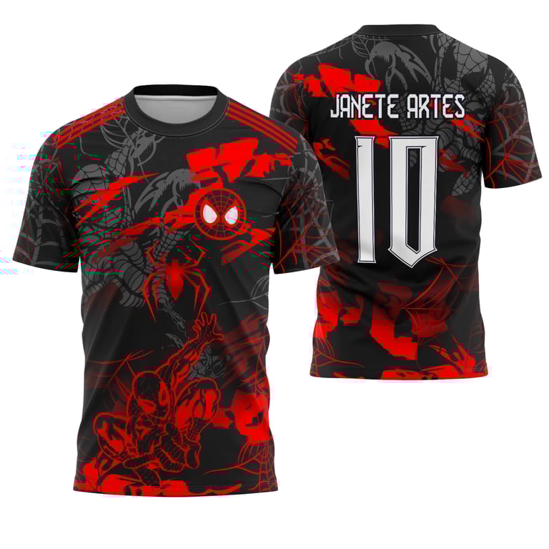 Arte Camisa Futebol Interclasse Homem Aranha 2025
