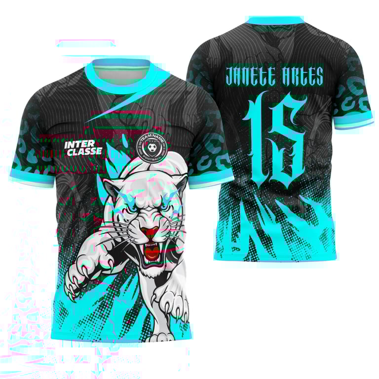 Arte Camisa Futebol Interclasse Pantera Polar 2025