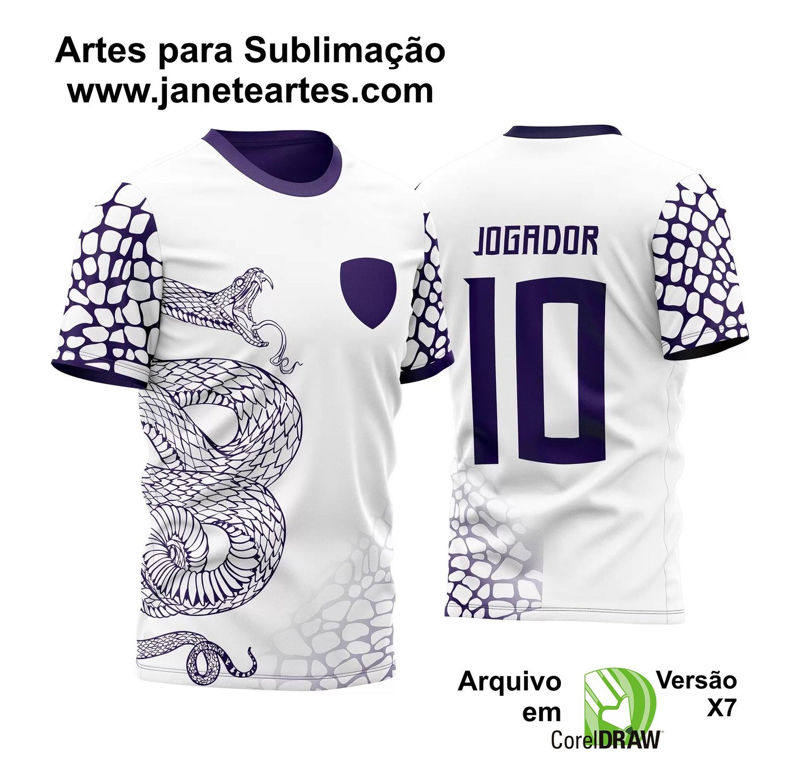 Arte Vetor Camisa InterClasse Cobra Ataque 2023