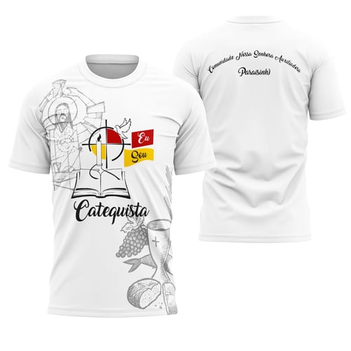 Catequese – Camiseta Católica Catequista – Arte Estampa