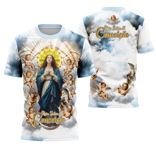 Camisetas de Nossa Senhora da Imaculada Conceição - Arte Estampa