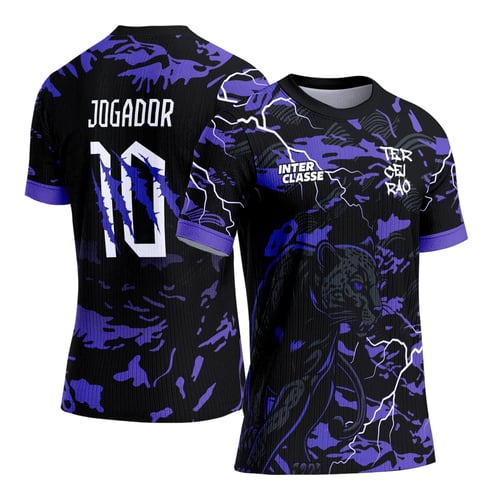 Camisa Interclasse Pantera Roxa - Arte Vetor