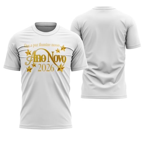 Camisa de Ano Novo 2026 – Estilo e Sorte para o Réveillon 2026