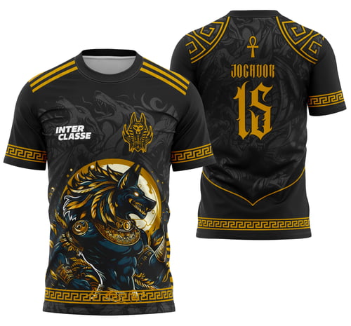 Arte Vetor Camisa Interclasse Anubis – Estampa Exclusiva para Sublimação