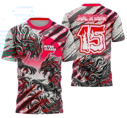 Arte Vetor Camisa Interclasse Fênix Dupla 2026 – Design Exclusivo