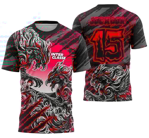 Arte Vetor Camisa Interclasse Fênix Dupla 2026 – Design Exclusivo