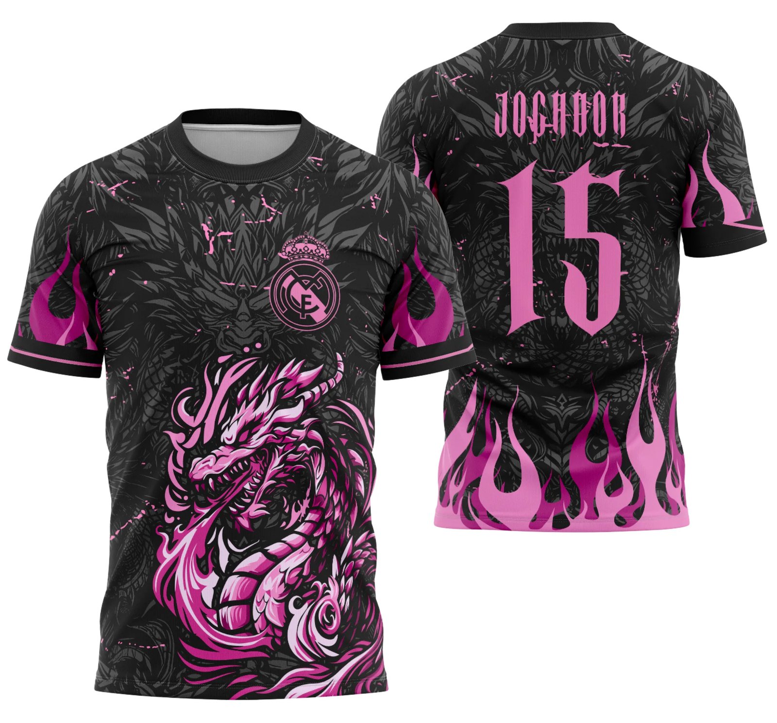 Camisa Interclasse Dragão Rosa 2026 - Janete Artes
