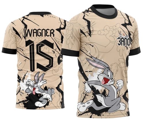 Camisa Interclasse Coelho Pernalonga Correndo