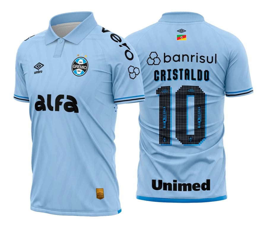 Arte Vetor Camisa Grêmio Reserva 2025 2026
