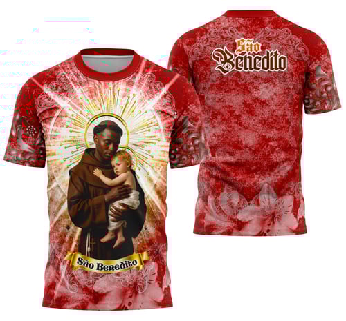 Camisa São Benedito Religião 2025
