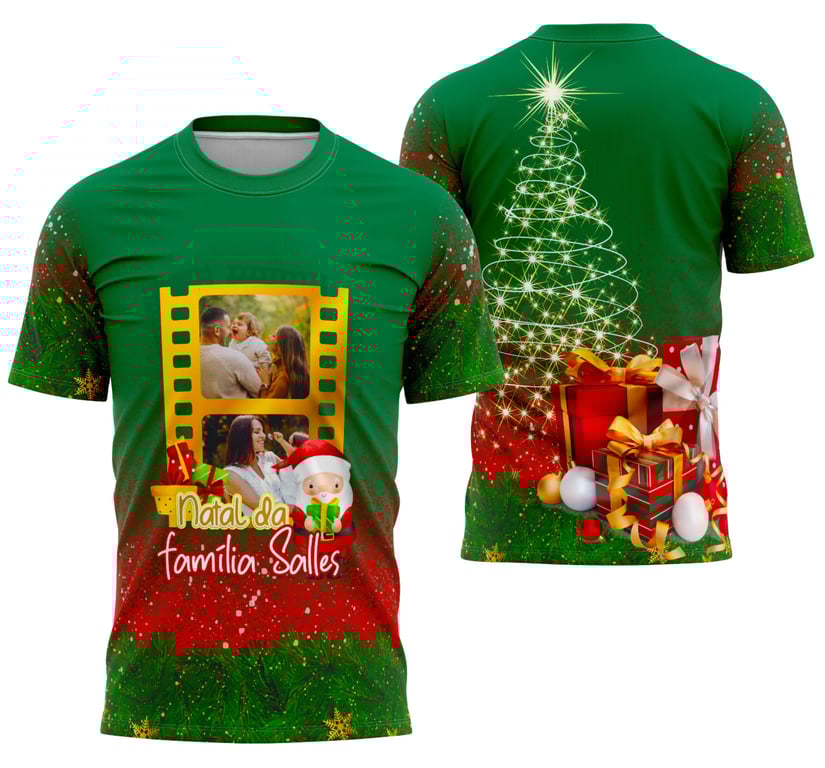 Modelo Camisa de Natal 2025